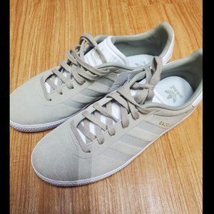 Adidas Gazelle Originals Gray White Gold M6/W7